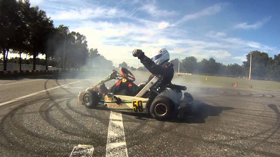 how to drift in a go-kart