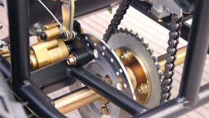 how to align go-kart sprockets