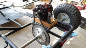 how to tighten a go-kart chain