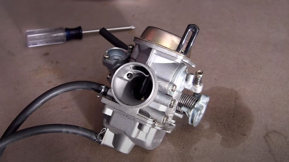 how to fix a go-kart carburetor that is leaking gas