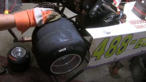 tire prep for go-kart racing