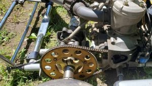 go-kart chain keeps falling off