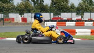 go-kart moves while idle