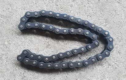 wrongly sized go-kart chain