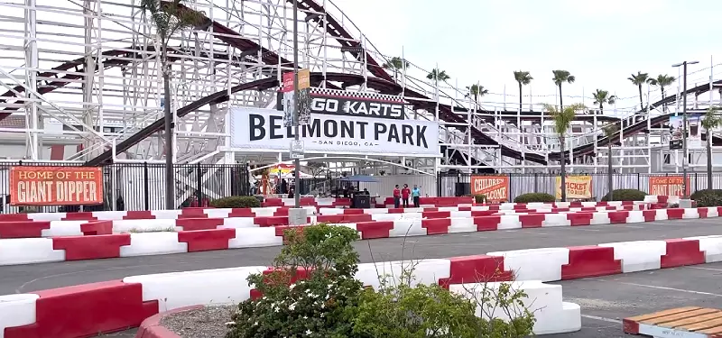 San Diego Belmont park go karting