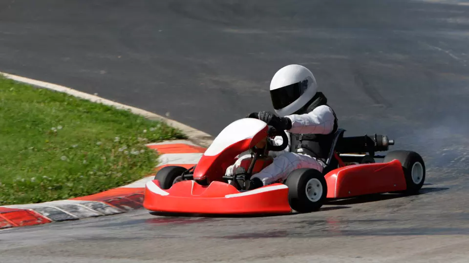 go-kart cornering